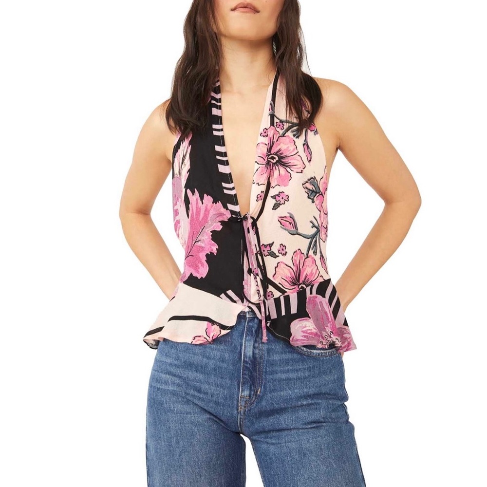 🌸Free People Halter Tank Top